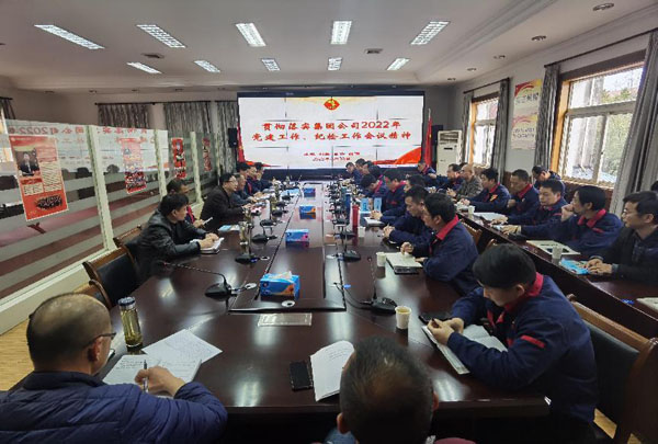 公司召開會(huì)議傳達(dá)集團(tuán)公司黨建工作、紀(jì)檢工作會(huì)議精神