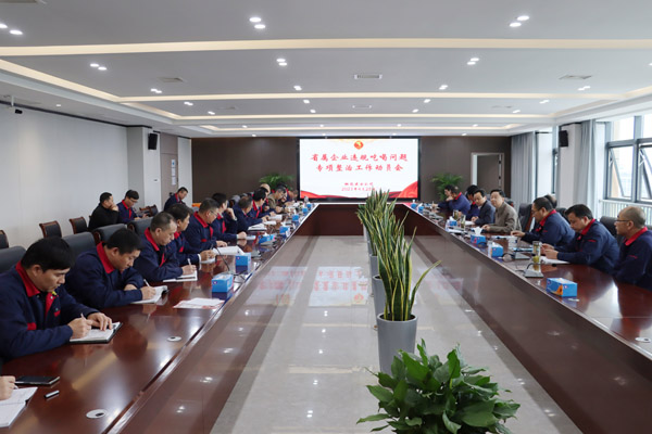 公司召開省屬企業(yè)違規(guī)吃喝問(wèn)題專項(xiàng)整治工作動(dòng)員會(huì) 公司召開省屬企業(yè)違規(guī)吃喝問(wèn)題專項(xiàng)整治工作動(dòng)員會(huì)